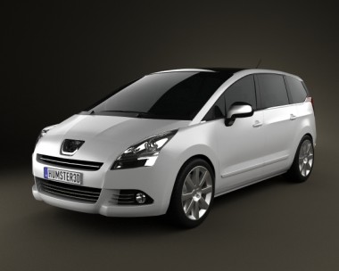 Peugeot 5008 2010 3D model