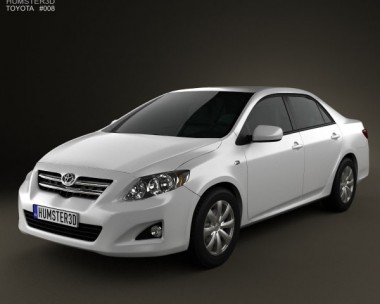 Toyota Corolla 2010 3D Model