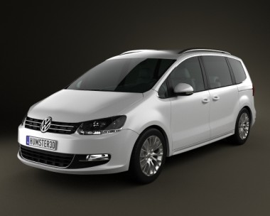 Volkswagen Sharan (Typ 7N) 2010 3D model