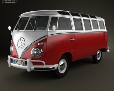 Volkswagen Transporter T1 1950 3D Model