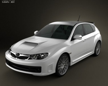 Subaru Impreza WRX STI 2010 3D model