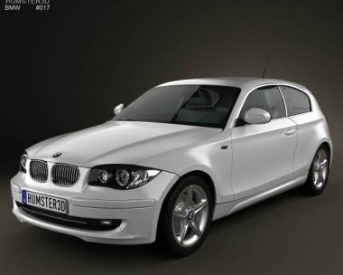 BMW 1 Series 3-door 2009 3D Model