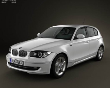 BMW 1 Series 5-door 2009 3D model