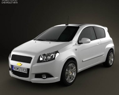 Chevrolet Aveo 3door 2009 3D model