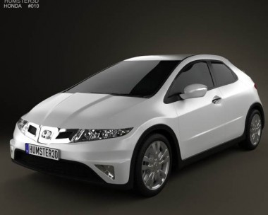 Honda Civic TypeR 2007 3D Model