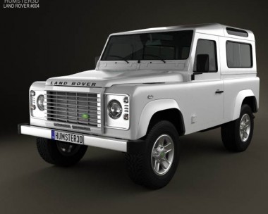 Land Rover Defender 90 Station Wagon 2011 3D Model