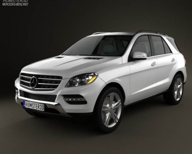 Mercedes-Benz M-Class 2012 3D Model