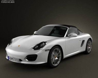 Porsche Boxster Spyder 2011 3D Model