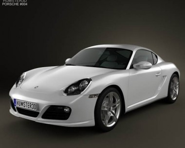 Porsche Cayman S 2011 3D model