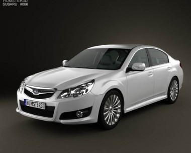 Subaru Legacy (Liberty) sedan 2010 3D model