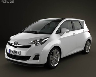 Toyota Ractis (Verso S) 2012 3D Model