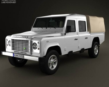 Land Rover Defender 130 High Capacity Double Cab PickUp 3D model