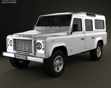 Land Rover Defender 110 Station Wagon 2011 3D Model