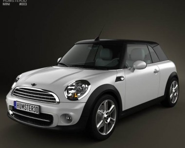 Mini Cooper convertible 2011 3D Model