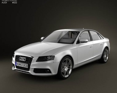 Audi A4 Saloon 2011 3D Model