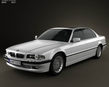 BMW 7 series long e38 1998 3D model