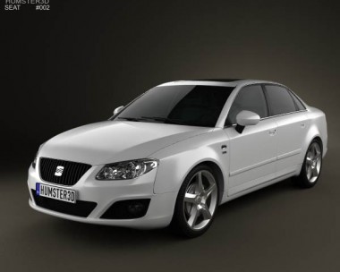 Seat Exeo Sedan 2009 3D Model