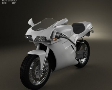 Ducati 748 Sport Bike 3D Model