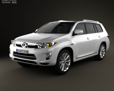 Toyota Highlander (Kluger) Hybrid 2011 3D Model