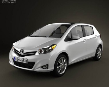 Toyota Yaris (Vitz) 5door 2012 3D model