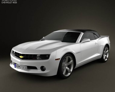 Chevrolet Camaro 2LT RS Convertible 2011 3D Model