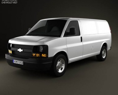 Chevrolet Express PanelVan 2003 3D Model