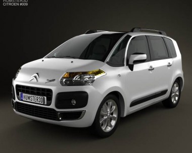 Citroen C3 Picasso 2009 3D model