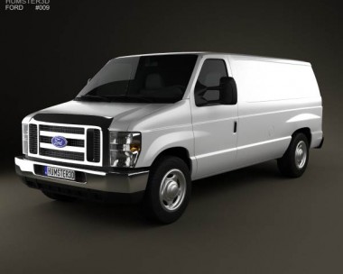 Ford E-series Van 2011 3D Model