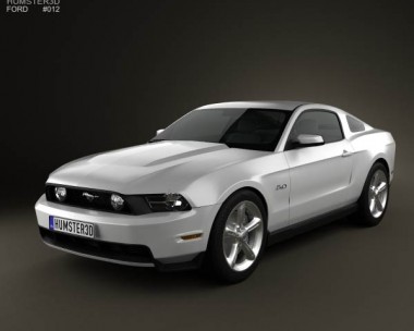 Ford Mustang GT 2012 3D Model