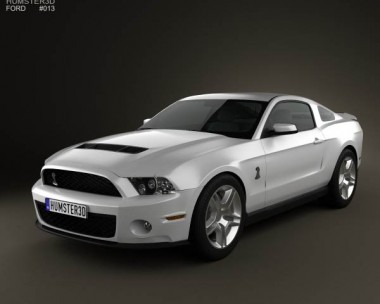 Ford Mustang Shelby GT500 2012 3D model