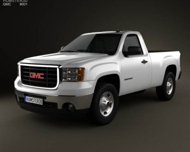 GMC Sierra Regular Cab Standard Box 2011 3D model