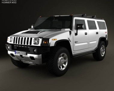 Hummer H2 2009 3D Model