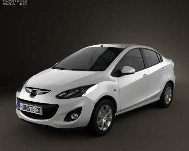 Mazda 2 Sedan 2011 3D model