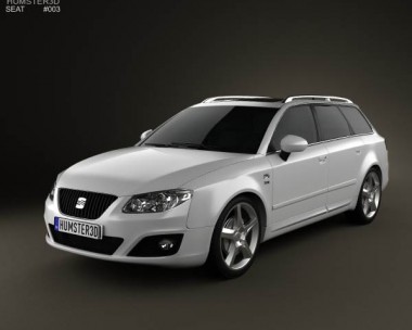 Seat Exeo Tourer 2009 3D Model