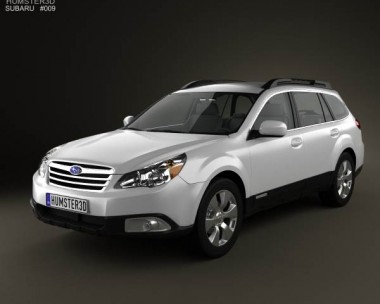 Subaru Outback US 2011 3D Model