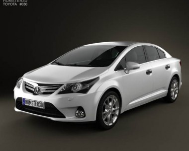 Toyota Avensis Sedan 2012 3D Model