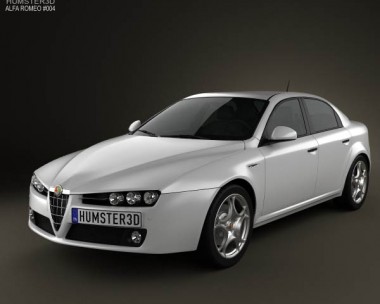 Alfa Romeo 159 sedan 2009 3D model