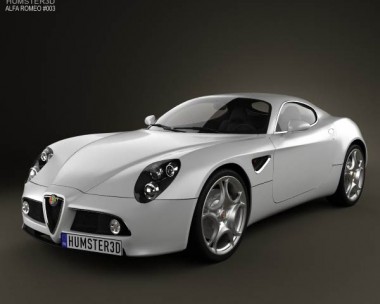 Alfa Romeo 8C Competizione 2007 3D Model