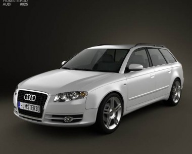 Audi A4 Avant 2005 3D Model