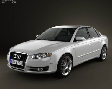 Audi A4 Saloon 2005 3D Model