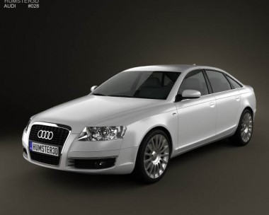 Audi A6 Saloon 2005 3D Model