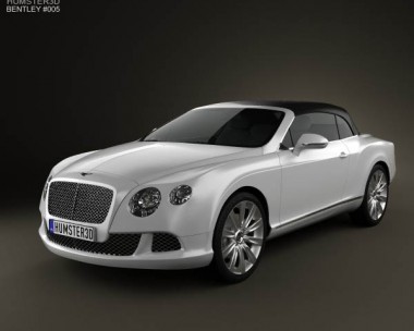 Bentley Continental GT Convertible 2012 3D Model