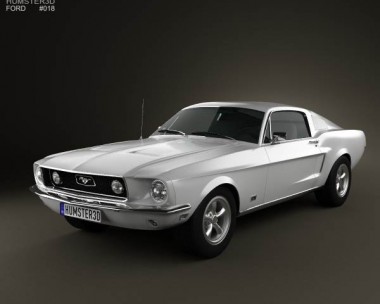 Ford Mustang GT 1967 3D Model