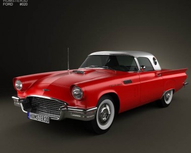 Ford Thunderbird 1957 3D model