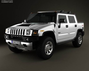 Hummer H2 SUT 2011 3D Model