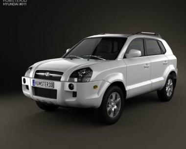 Hyundai Tucson 2006 3D Model