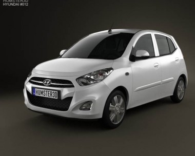 Hyundai i10 2011 3D model