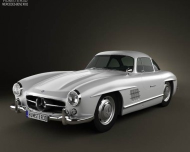 Mercedes-Benz 300 SL Gullwing 1954 3D Model