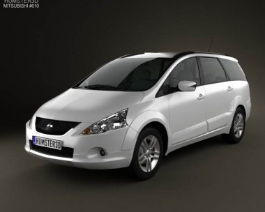 Mitsubishi Grandis 2012 3D Model