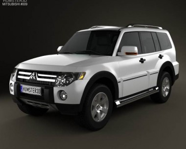 Mitsubishi Pajero Wagon 5-door 2009 3D Model